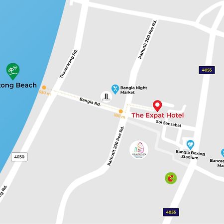 The Expat Hotel Patong Экстерьер фото